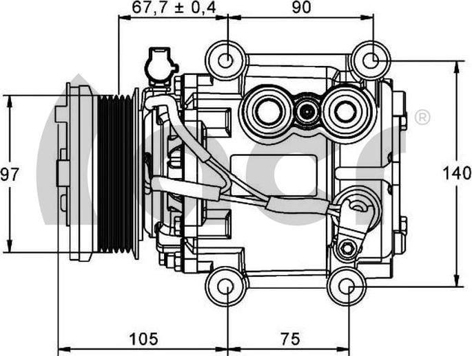 ACR 135124R - Compressore, Climatizzatore autozon.pro