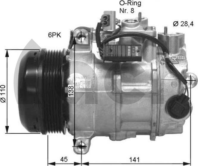 ACR 135256 - Compressore, Climatizzatore autozon.pro