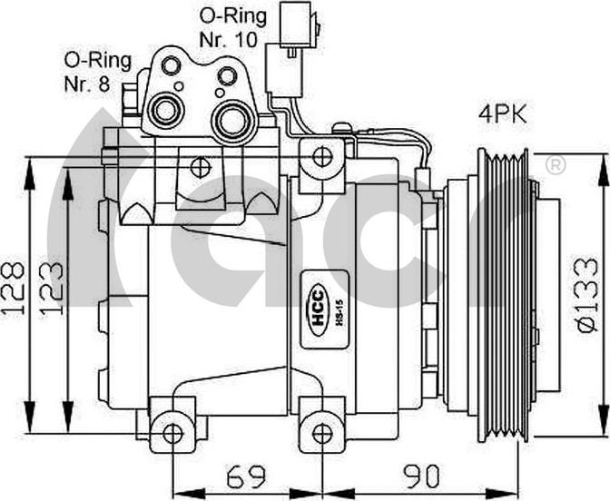 ACR 135224R - Compressore, Climatizzatore autozon.pro