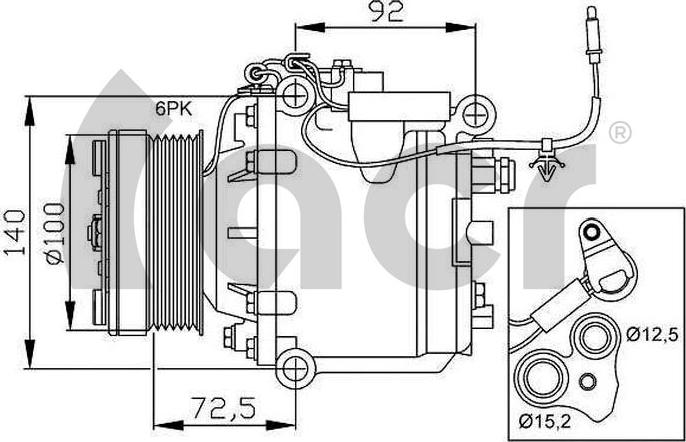 ACR 130561 - Compressore, Climatizzatore autozon.pro