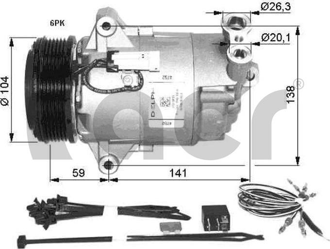 ACR 133150 - Compressore, Climatizzatore autozon.pro