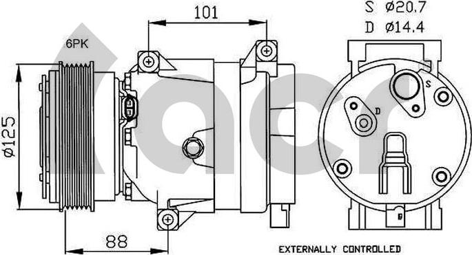 ACR 133103 - Compressore, Climatizzatore autozon.pro