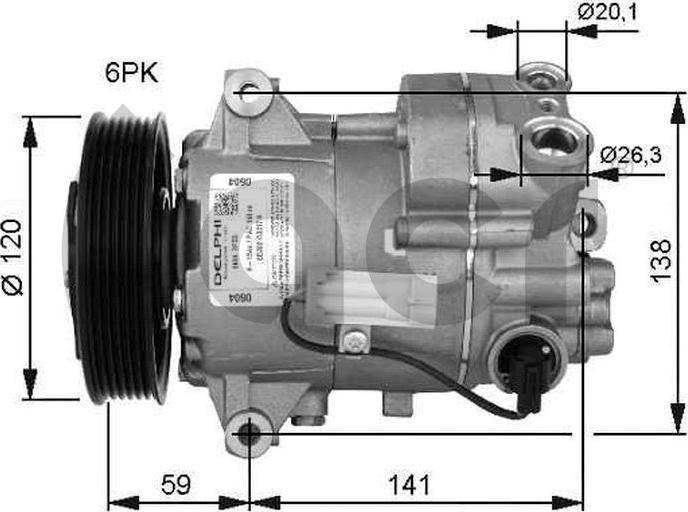 ACR 133185 - Compressore, Climatizzatore autozon.pro