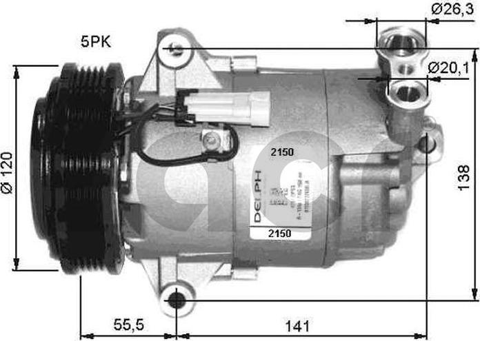 ACR 133187G - Compressore, Climatizzatore autozon.pro