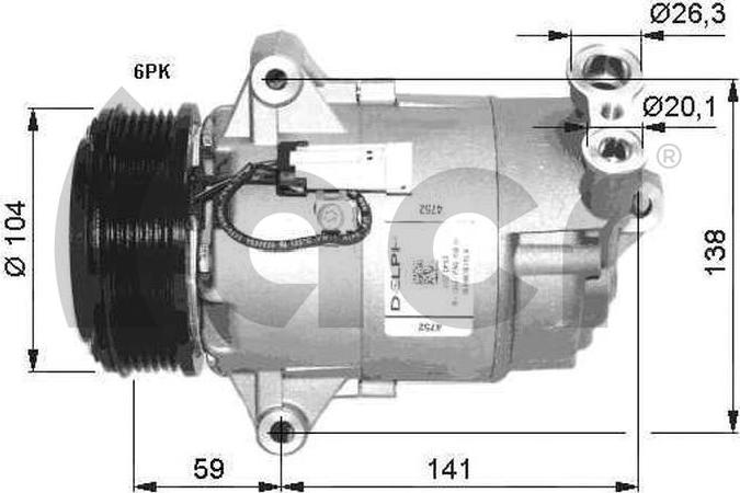 ACR 133173R - Compressore, Climatizzatore autozon.pro