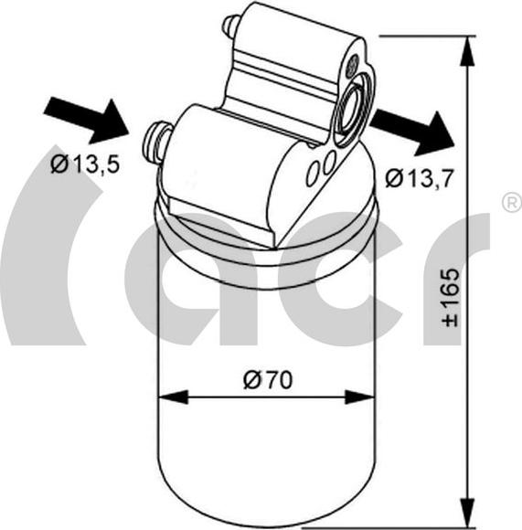 ACR 170600 - Essiccatore, Climatizzatore autozon.pro