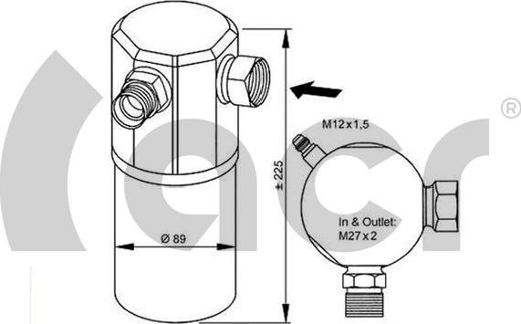 ACR 170388 - Essiccatore, Climatizzatore autozon.pro