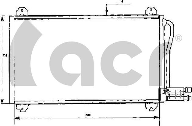 ACR 300445 - Condensatore, Climatizzatore autozon.pro