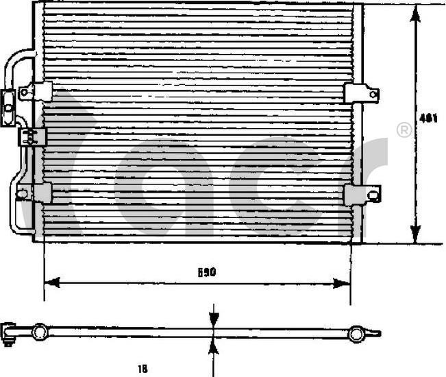 ACR 300443 - Condensatore, Climatizzatore autozon.pro