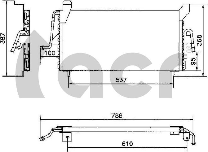 ACR 300403 - Condensatore, Climatizzatore autozon.pro