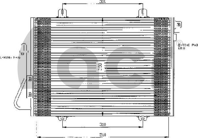 ACR 300407 - Condensatore, Climatizzatore autozon.pro