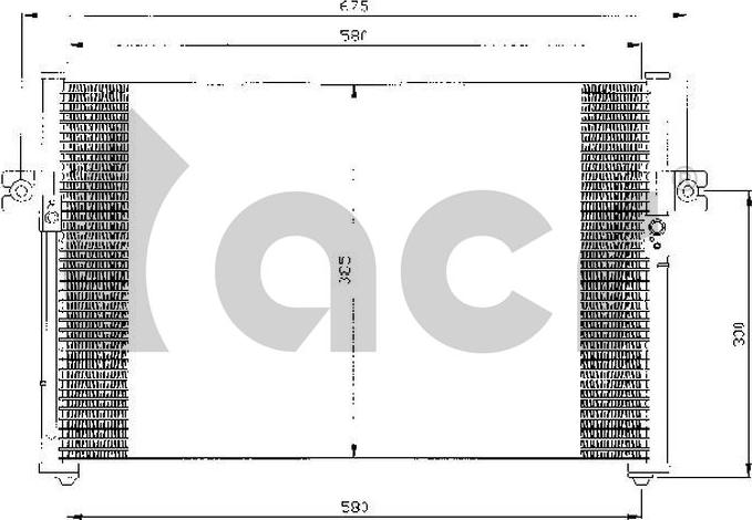 ACR 300417 - Condensatore, Climatizzatore autozon.pro