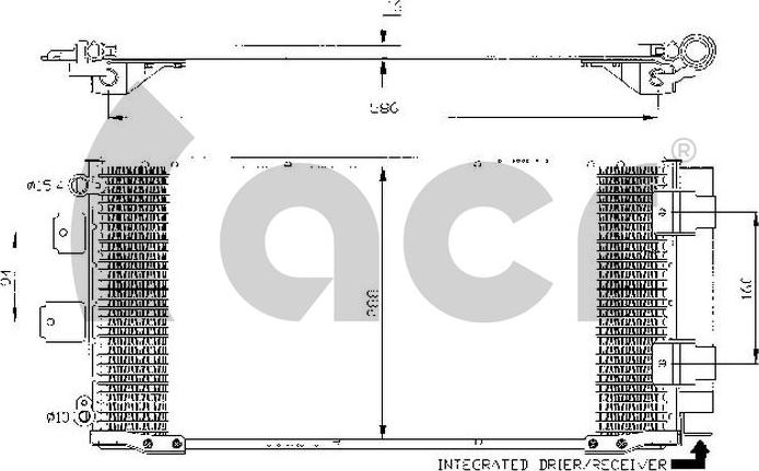 ACR 300483 - Condensatore, Climatizzatore autozon.pro