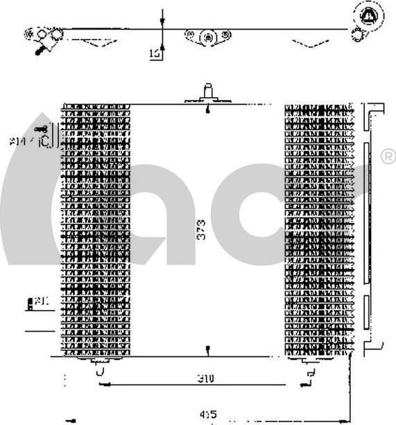 ACR 300433 - Condensatore, Climatizzatore autozon.pro