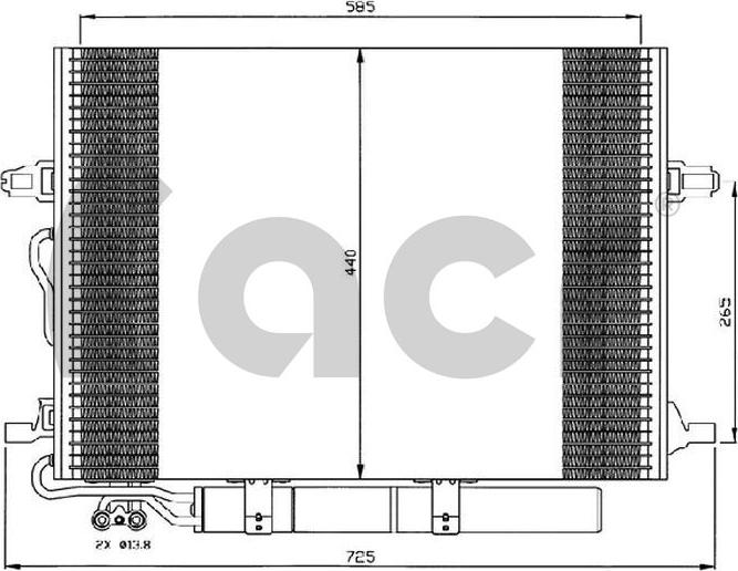 ACR 300559 - Condensatore, Climatizzatore autozon.pro