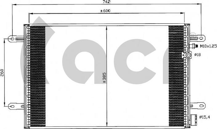 ACR 300555 - Condensatore, Climatizzatore autozon.pro