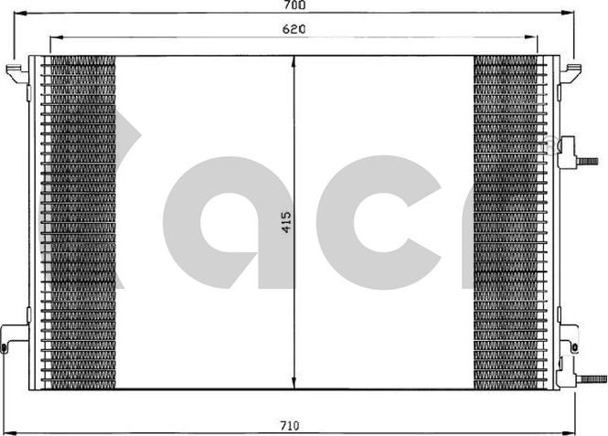 ACR 300558 - Condensatore, Climatizzatore autozon.pro