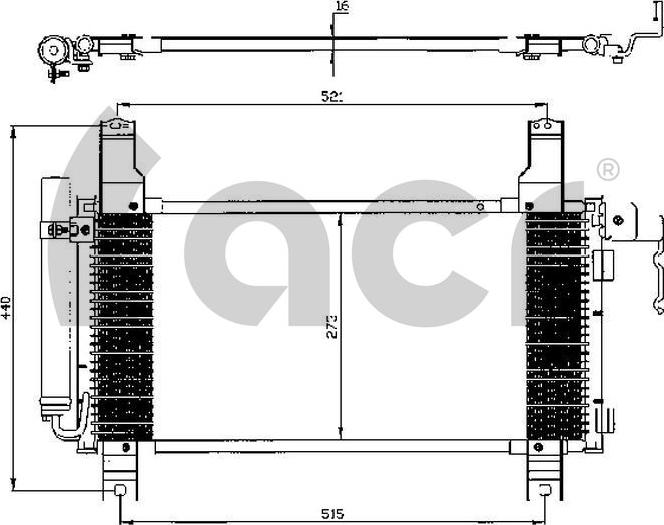 ACR 300510 - Condensatore, Climatizzatore autozon.pro