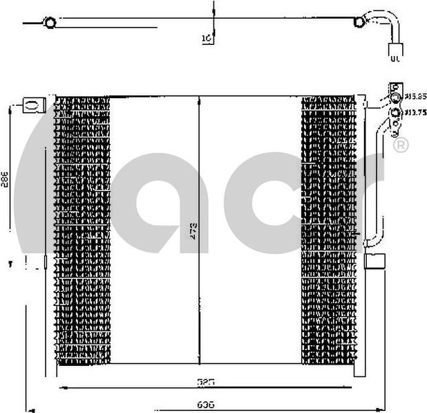 ACR 300513 - Condensatore, Climatizzatore autozon.pro