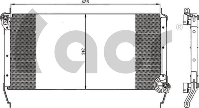 ACR 300577 - Condensatore, Climatizzatore autozon.pro