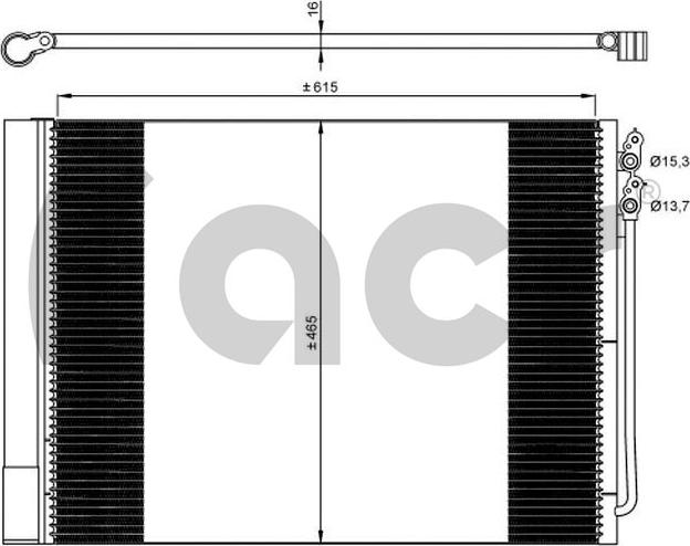 ACR 300691 - Condensatore, Climatizzatore autozon.pro