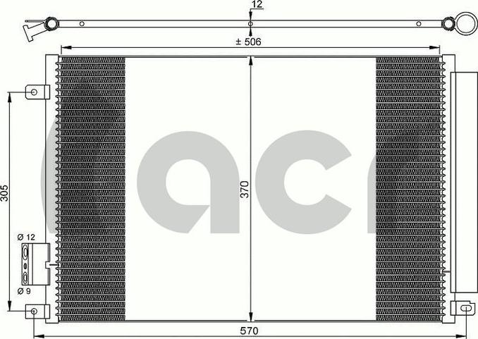 ACR 300649 - Condensatore, Climatizzatore autozon.pro