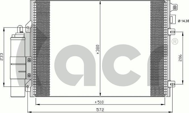 ACR 300656 - Condensatore, Climatizzatore autozon.pro