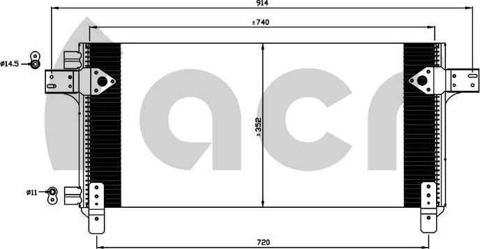 ACR 300660 - Condensatore, Climatizzatore autozon.pro