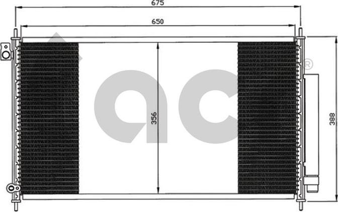 ACR 300602 - Condensatore, Climatizzatore autozon.pro