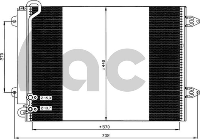 ACR 300685 - Condensatore, Climatizzatore autozon.pro