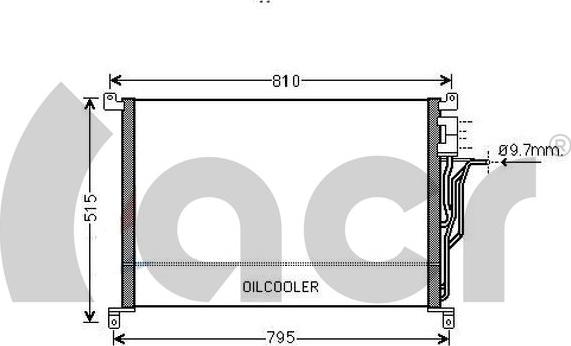 ACR 300637 - Condensatore, Climatizzatore autozon.pro