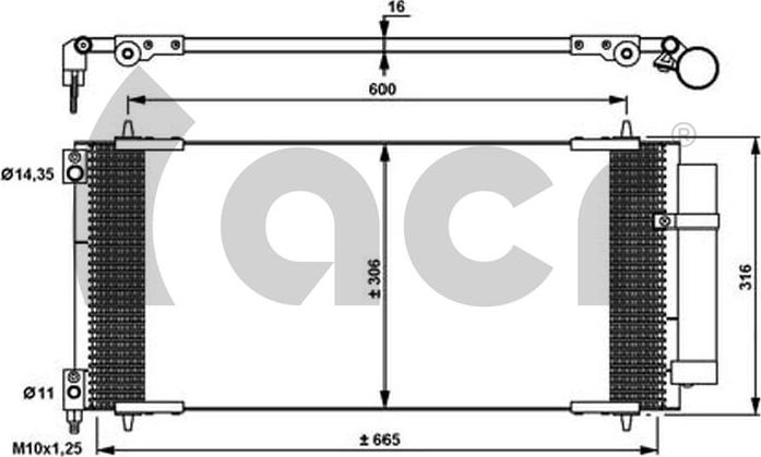 ACR 300679 - Condensatore, Climatizzatore autozon.pro