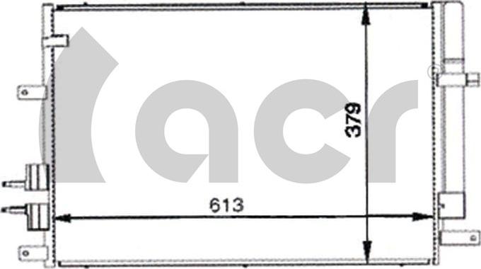 ACR 300095 - Condensatore, Climatizzatore autozon.pro