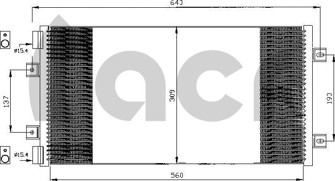 ACR 300090 - Condensatore, Climatizzatore autozon.pro