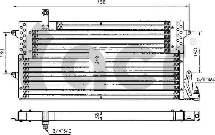 ACR 300048 - Condensatore, Climatizzatore autozon.pro