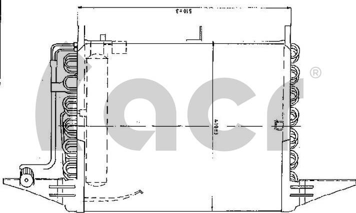 ACR 300053 - Condensatore, Climatizzatore autozon.pro