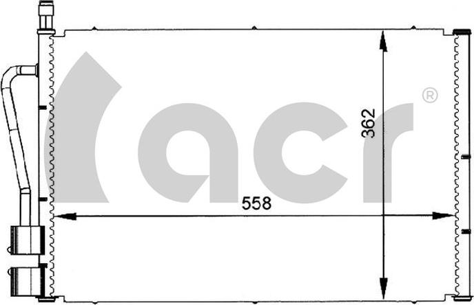 ACR 300066 - Condensatore, Climatizzatore autozon.pro