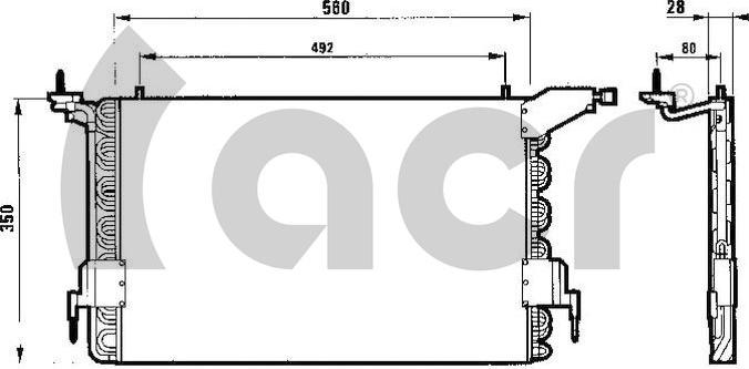 ACR 300005 - Condensatore, Climatizzatore autozon.pro