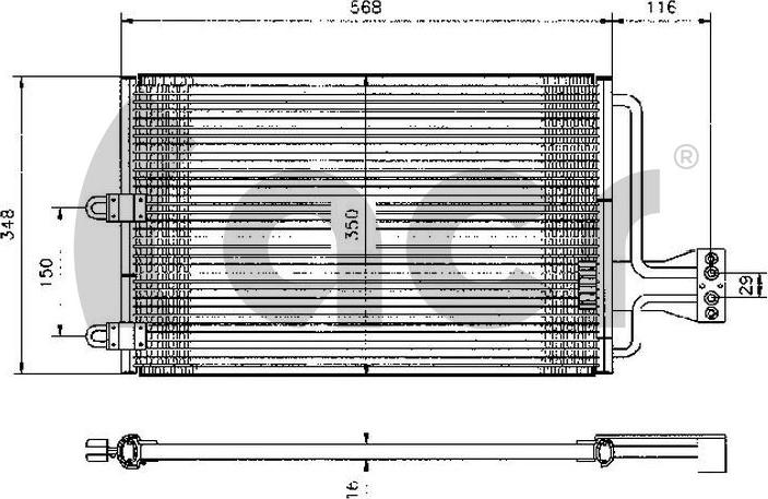 ACR 300008 - Condensatore, Climatizzatore autozon.pro