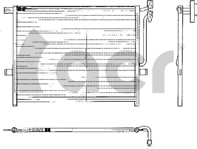 ACR 300080 - Condensatore, Climatizzatore autozon.pro