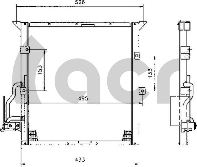 ACR 300081 - Condensatore, Climatizzatore autozon.pro