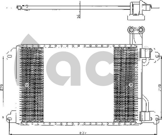 ACR 300088 - Condensatore, Climatizzatore autozon.pro