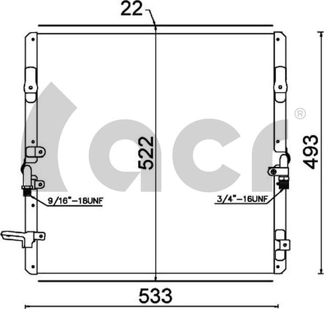 ACR 300172 - Condensatore, Climatizzatore autozon.pro