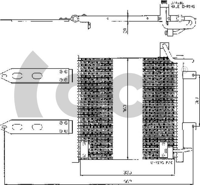 ACR 300395 - Condensatore, Climatizzatore autozon.pro