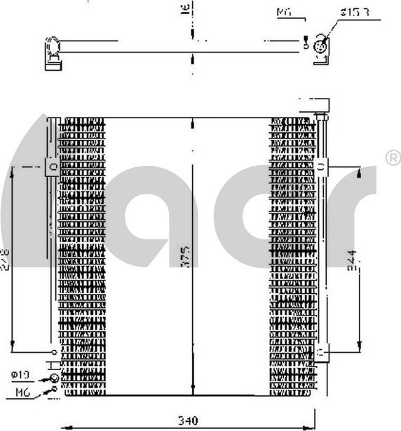 ACR 300300 - Condensatore, Climatizzatore autozon.pro