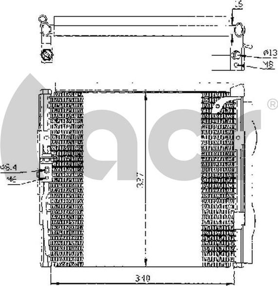 ACR 300302 - Condensatore, Climatizzatore autozon.pro