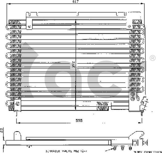 ACR 300241 - Condensatore, Climatizzatore autozon.pro