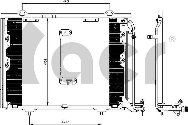 ACR 300261 - Condensatore, Climatizzatore autozon.pro