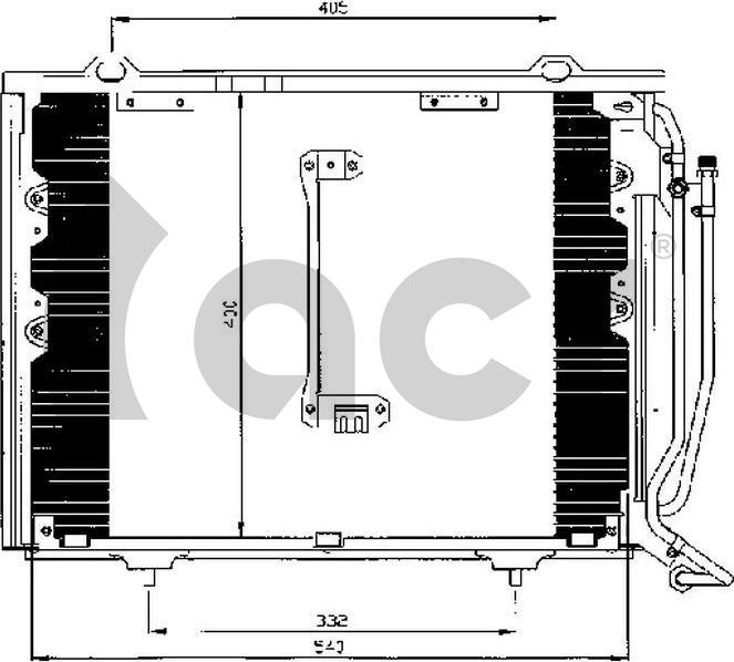 ACR 300262 - Condensatore, Climatizzatore autozon.pro