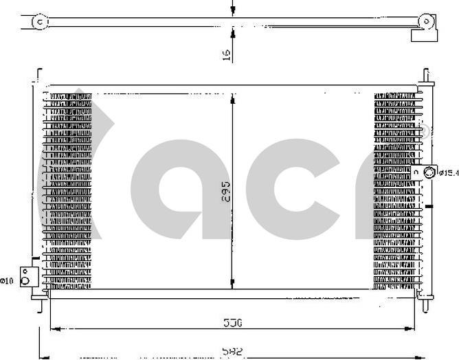 ACR 300205 - Condensatore, Climatizzatore autozon.pro